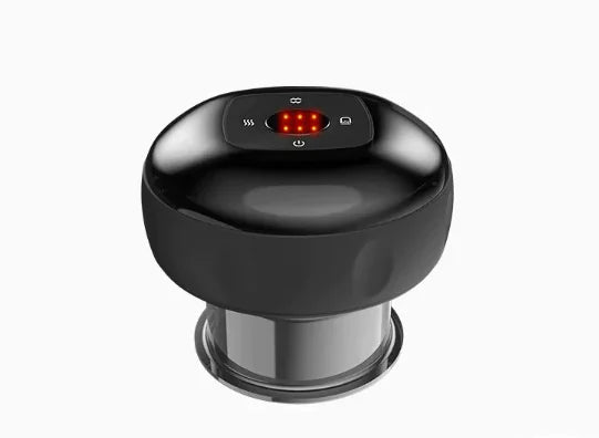 Smart Vacuum Suction Massage Device black display