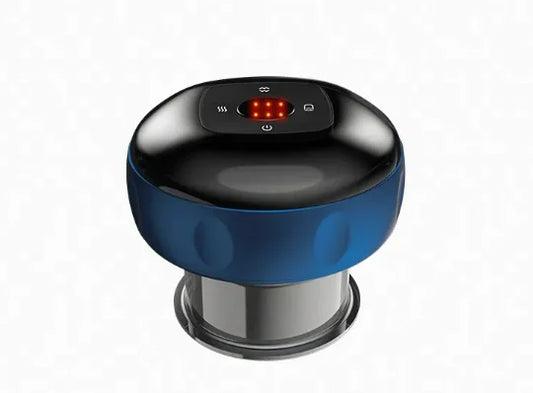 Smart Vacuum Suction Massage Device - Blue display