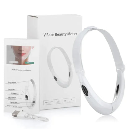 V Face Beauty Meter with packaging on a white background