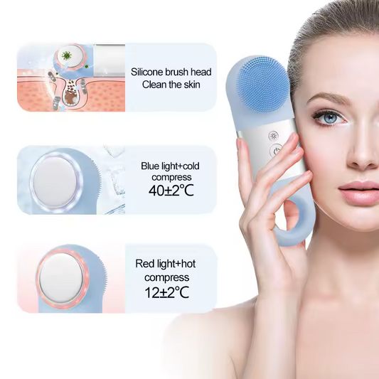 Silicone brush for pore cleaning